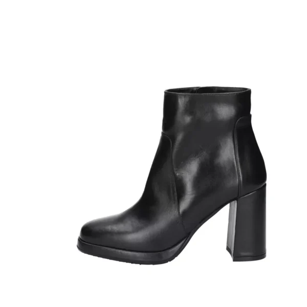 ALBANO - STIVALETTO DA DONNA IN PELLE CON TACCO ALTO NERO 2531